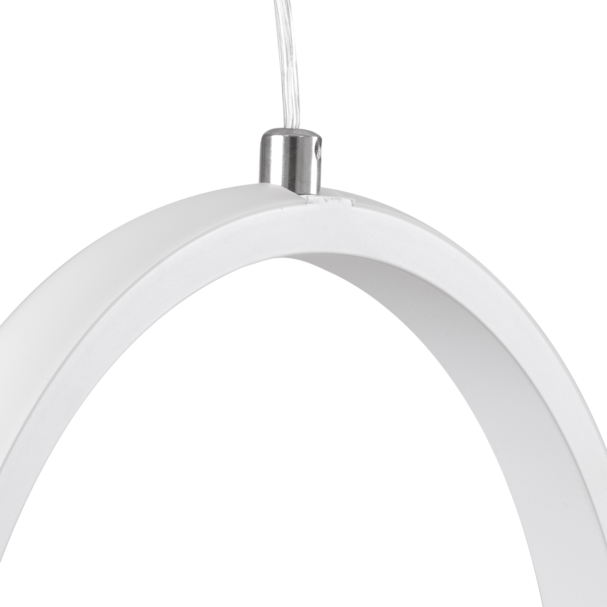 GLOBOSTAR® ALICE 61056 Μοντέρνο Κρεμαστό Φωτιστικό Οροφής LED 20W 2400lm 300° AC 220-240V IP20 Ρυθμιζόμενο Λευκό CCT με On/Off 2700K/4500K/6000K - Lumileds SMD Chip - Λευκό Ματ - Μ25 x Π22 x Υ25cm - 3 Χρόνια Εγγύηση - Image 8