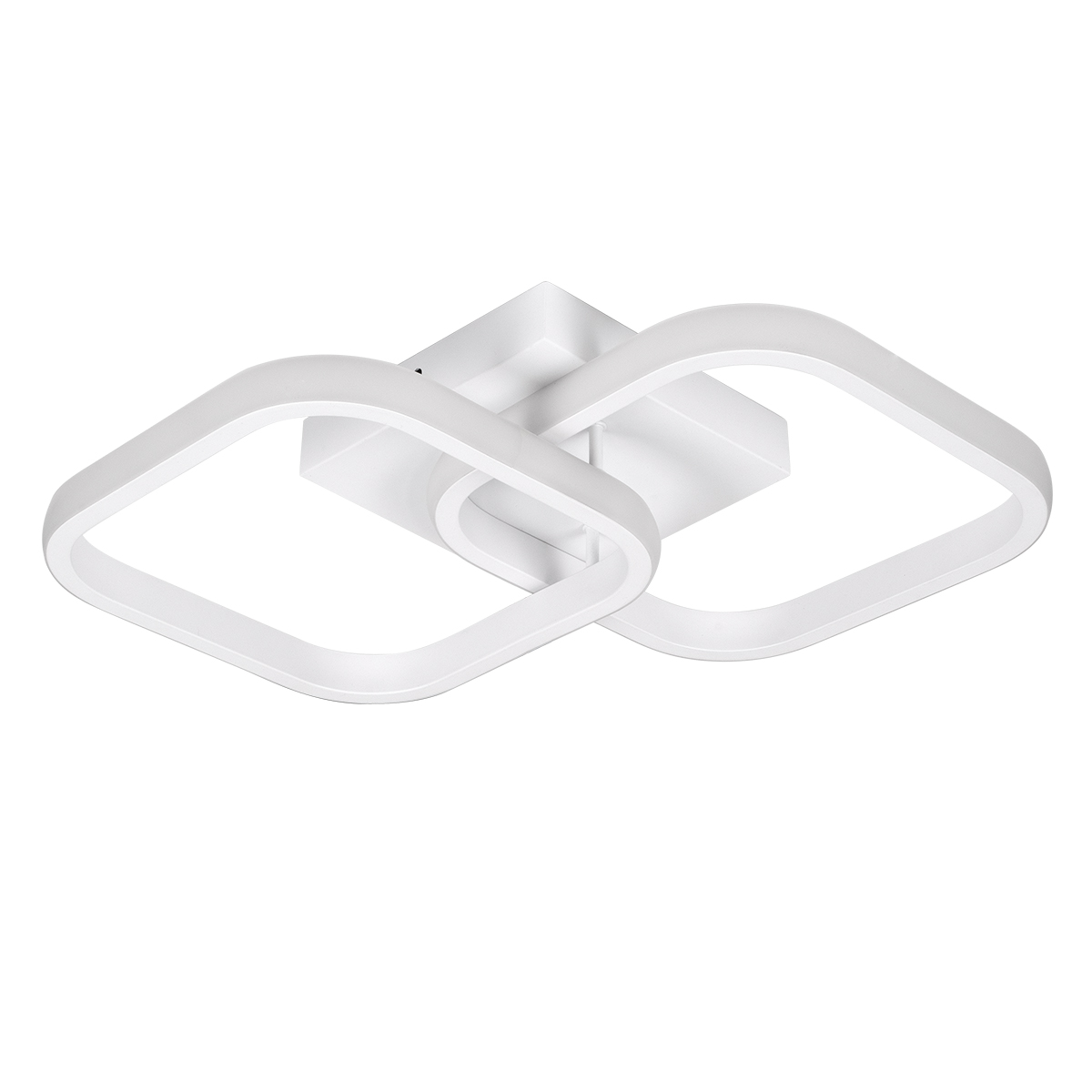 GLOBOSTAR® NORA 61062 Μοντέρνο Φωτιστικό Οροφής LED 22W 2640lm 300° AC 220-240V IP20 Ρυθμιζόμενο Λευκό CCT με On/Off 2700K/4500K/6000K - Lumileds SMD Chip - Λευκό Ματ - Μ40 x Π24 x Υ7cm - 3 Χρόνια Εγγύηση - Image 3
