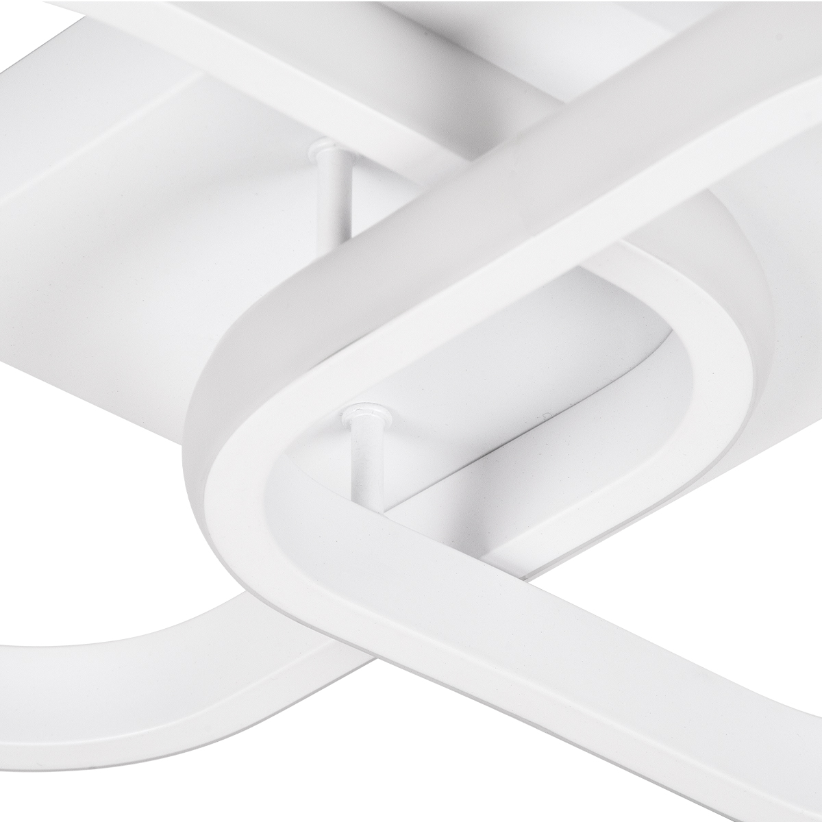 GLOBOSTAR® NORA 61062 Μοντέρνο Φωτιστικό Οροφής LED 22W 2640lm 300° AC 220-240V IP20 Ρυθμιζόμενο Λευκό CCT με On/Off 2700K/4500K/6000K - Lumileds SMD Chip - Λευκό Ματ - Μ40 x Π24 x Υ7cm - 3 Χρόνια Εγγύηση - Image 5