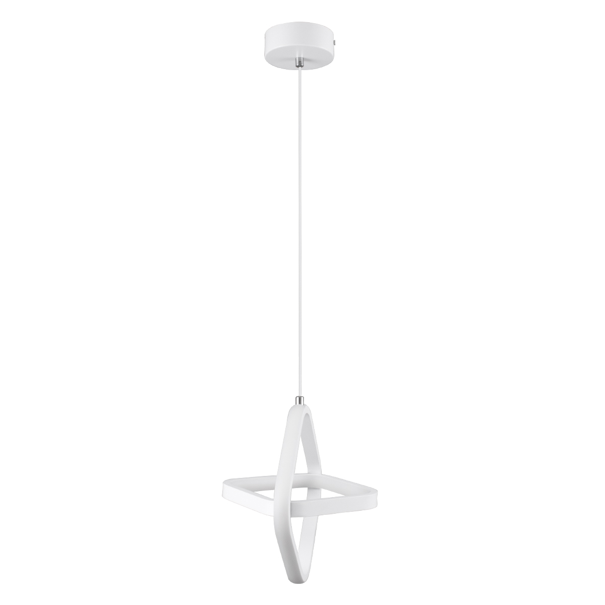 GLOBOSTAR® ROSE 61065 Μοντέρνο Κρεμαστό Φωτιστικό Οροφής LED 22W 2640lm 300° AC 220-240V IP20 Ρυθμιζόμενο Λευκό CCT με On/Off 2700K/4500K/6000K - Lumileds SMD Chip - Λευκό Ματ - Μ24 x Π22 x Υ24cm - 3 Χρόνια Εγγύηση - Image 6