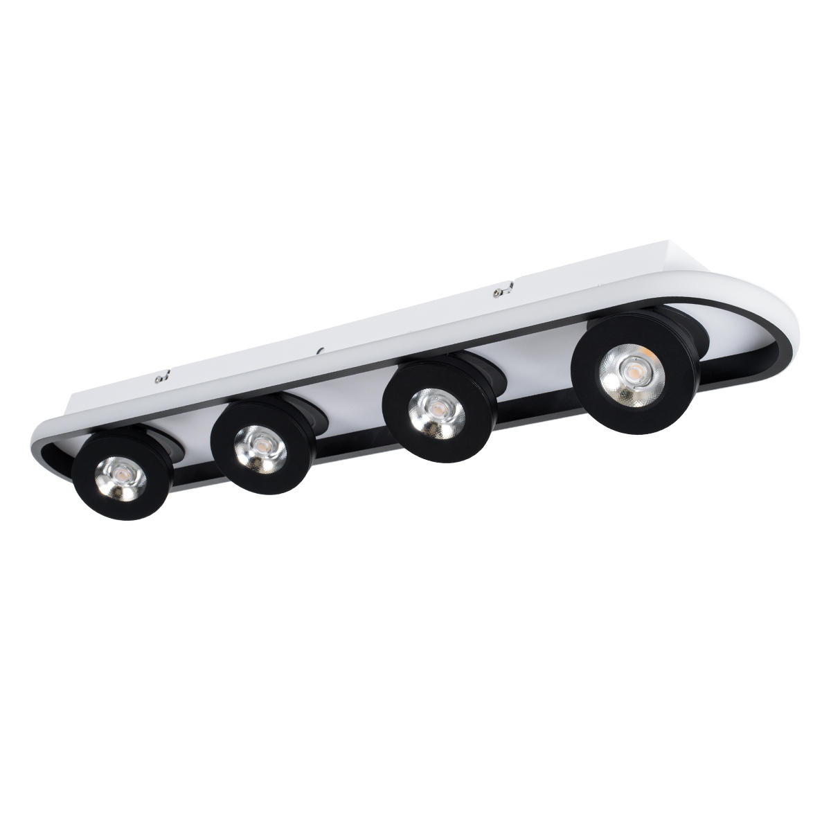 GLOBOSTAR® NESPO 61214 Μοντέρνο Φωτιστικό Οροφής LED 48W 5376lm 360° & 45° AC 220-240V IP20 Ρυθμιζόμενο Λευκό CCT με On/Off 2700K/4500K/6000K - Lumileds SMD Chip - Μαύρο Ματ - Μ80 x Π13 x Υ6.5cm - 3 Χρόνια Εγγύηση - Image 3