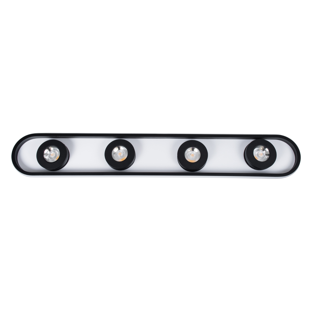 GLOBOSTAR® NESPO 61214 Μοντέρνο Φωτιστικό Οροφής LED 48W 5376lm 360° & 45° AC 220-240V IP20 Ρυθμιζόμενο Λευκό CCT με On/Off 2700K/4500K/6000K - Lumileds SMD Chip - Μαύρο Ματ - Μ80 x Π13 x Υ6.5cm - 3 Χρόνια Εγγύηση - Image 5