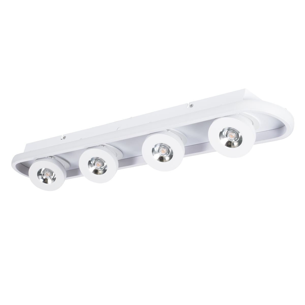 GLOBOSTAR® NESPO 61215 Μοντέρνο Φωτιστικό Οροφής LED 48W 5376lm 360° & 45° AC 220-240V IP20 Ρυθμιζόμενο Λευκό CCT με On/Off 2700K/4500K/6000K - Lumileds SMD Chip - Λευκό Ματ - Μ80 x Π13 x Υ6.5cm - 3 Χρόνια Εγγύηση - Image 3