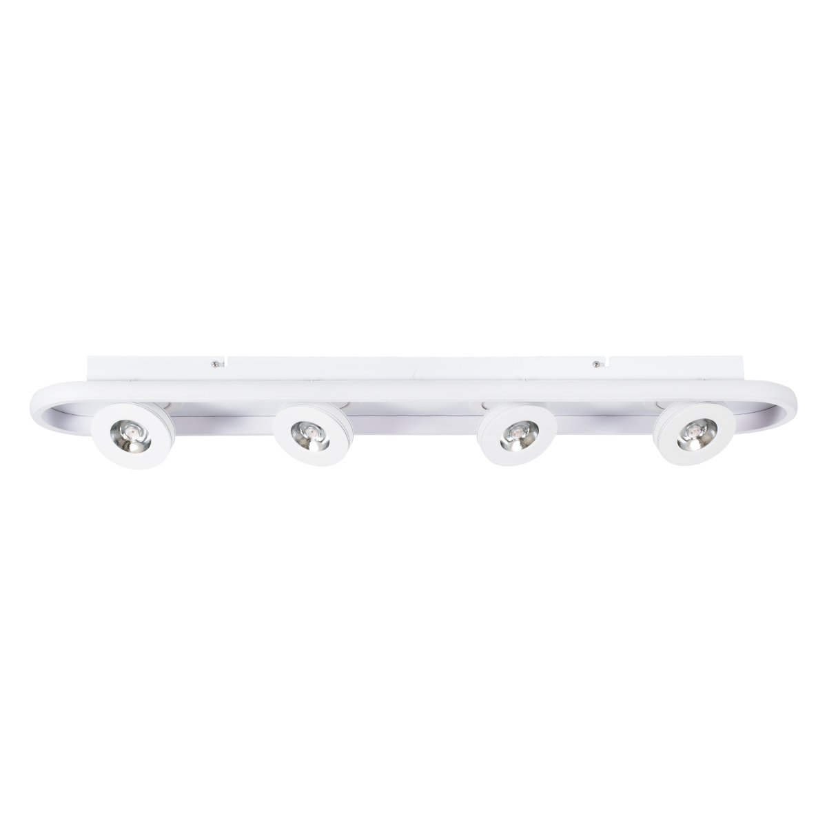 GLOBOSTAR® NESPO 61215 Μοντέρνο Φωτιστικό Οροφής LED 48W 5376lm 360° & 45° AC 220-240V IP20 Ρυθμιζόμενο Λευκό CCT με On/Off 2700K/4500K/6000K - Lumileds SMD Chip - Λευκό Ματ - Μ80 x Π13 x Υ6.5cm - 3 Χρόνια Εγγύηση - Image 4