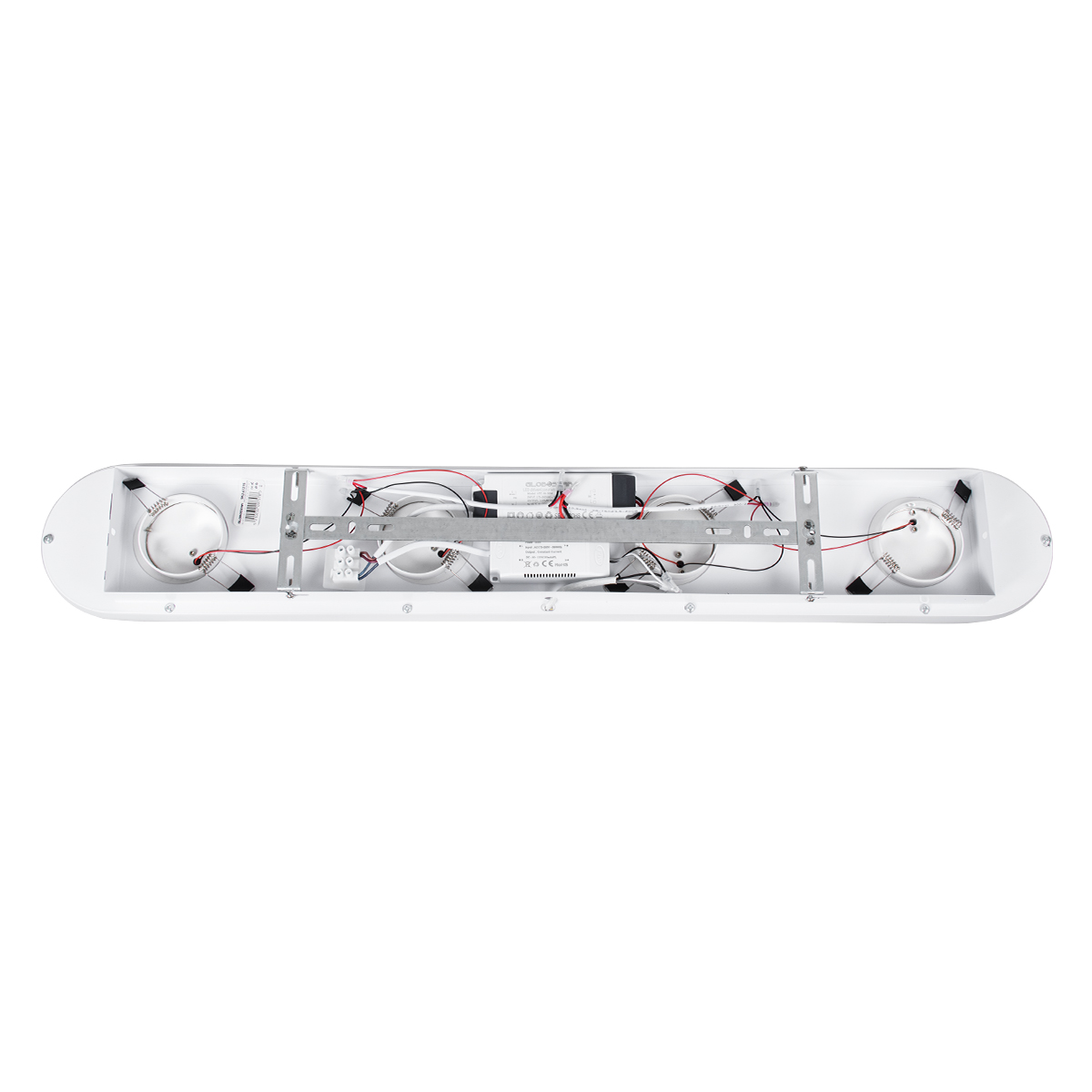 GLOBOSTAR® NESPO 61215 Μοντέρνο Φωτιστικό Οροφής LED 48W 5376lm 360° & 45° AC 220-240V IP20 Ρυθμιζόμενο Λευκό CCT με On/Off 2700K/4500K/6000K - Lumileds SMD Chip - Λευκό Ματ - Μ80 x Π13 x Υ6.5cm - 3 Χρόνια Εγγύηση - Image 6