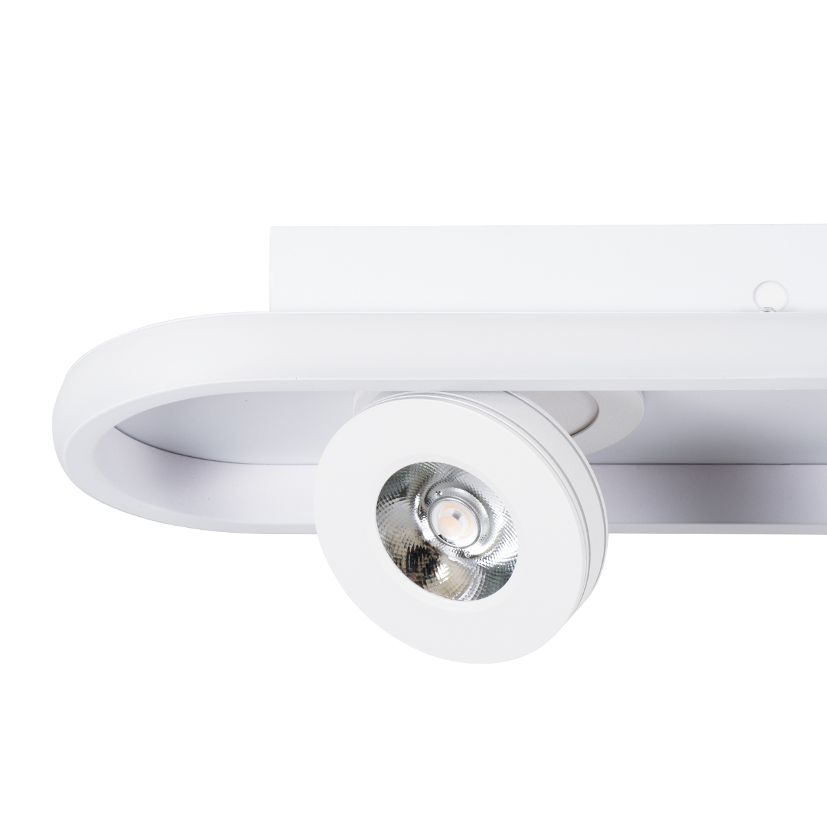 GLOBOSTAR® NESPO 61215 Μοντέρνο Φωτιστικό Οροφής LED 48W 5376lm 360° & 45° AC 220-240V IP20 Ρυθμιζόμενο Λευκό CCT με On/Off 2700K/4500K/6000K - Lumileds SMD Chip - Λευκό Ματ - Μ80 x Π13 x Υ6.5cm - 3 Χρόνια Εγγύηση - Image 8
