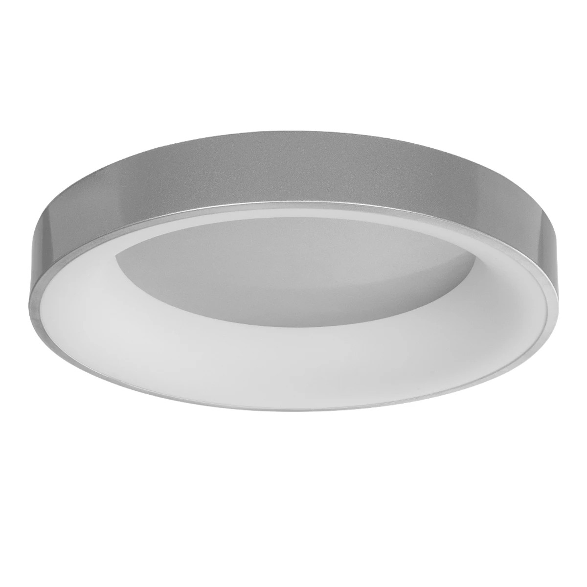 GLOBOSTAR® SALEM 61234 Μοντέρνο Φωτιστικό Οροφής LED 75W 8625lm 120° AC 220-240V IP20 Ρυθμιζόμενο Λευκό CCT με Χειριστήριο από 2700K έως 6000K Dimmable - Lumileds SMD Chip - Γκρι - Μ45 x Π45 x Υ9.5cm - 3 Χρόνια Εγγύηση - Image 2