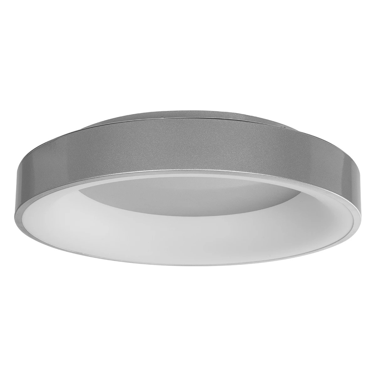 GLOBOSTAR® SALEM 61234 Μοντέρνο Φωτιστικό Οροφής LED 75W 8625lm 120° AC 220-240V IP20 Ρυθμιζόμενο Λευκό CCT με Χειριστήριο από 2700K έως 6000K Dimmable - Lumileds SMD Chip - Γκρι - Μ45 x Π45 x Υ9.5cm - 3 Χρόνια Εγγύηση - Image 3