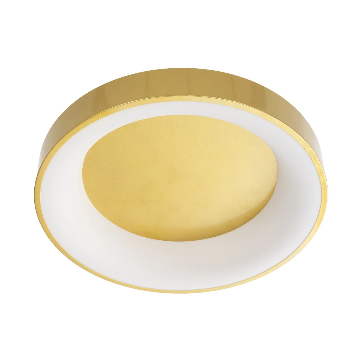 GLOBOSTAR® SALEM 61235 Μοντέρνο Φωτιστικό Οροφής LED 75W 8625lm 120° AC 220-240V IP20 Ρυθμιζόμενο Λευκό CCT με Χειριστήριο από 2700K έως 6000K Dimmable - Lumileds SMD Chip - Χρυσό - Μ45 x Π45 x Υ9.5cm - 3 Χρόνια Εγγύηση - Image 4
