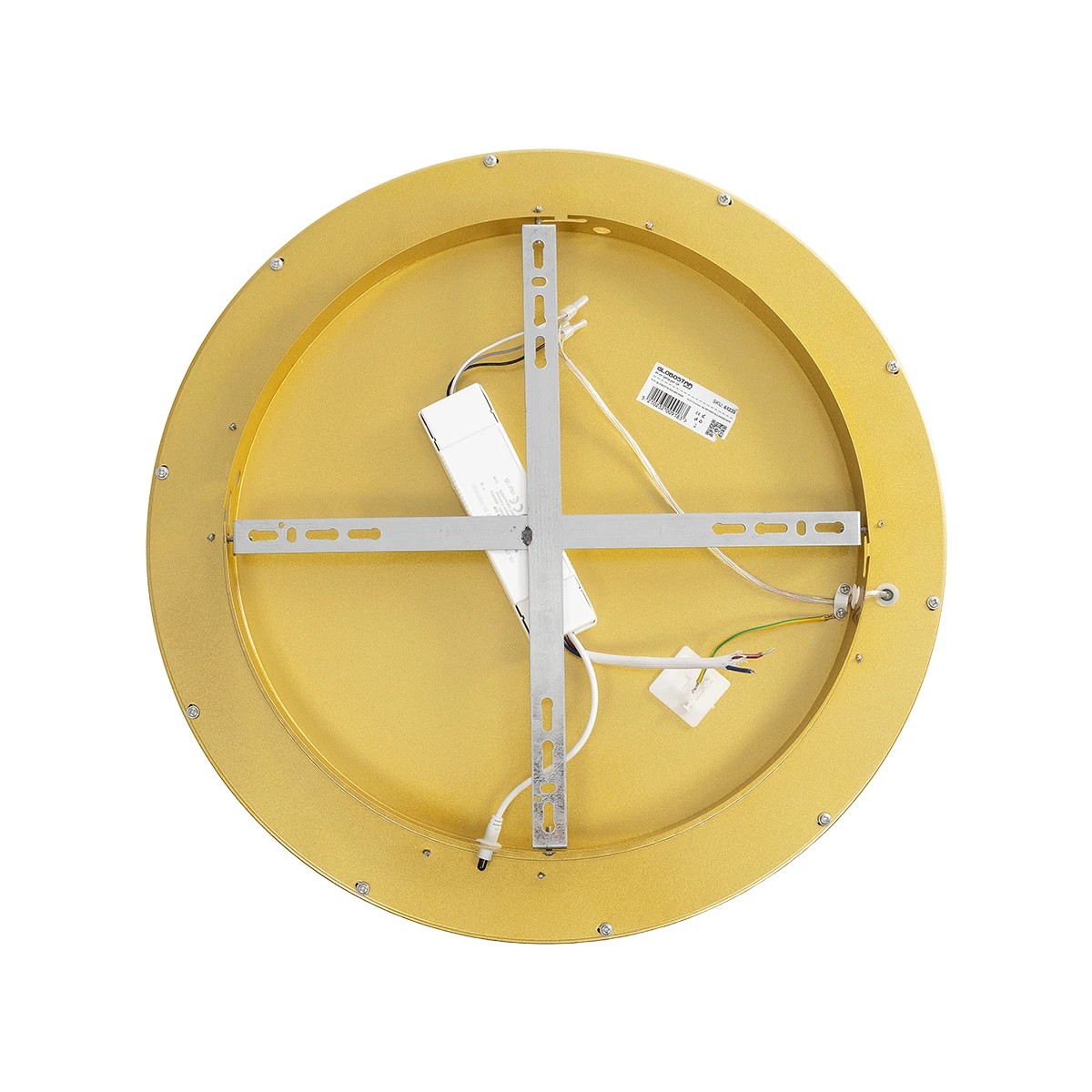 GLOBOSTAR® SALEM 61235 Μοντέρνο Φωτιστικό Οροφής LED 75W 8625lm 120° AC 220-240V IP20 Ρυθμιζόμενο Λευκό CCT με Χειριστήριο από 2700K έως 6000K Dimmable - Lumileds SMD Chip - Χρυσό - Μ45 x Π45 x Υ9.5cm - 3 Χρόνια Εγγύηση - Image 6