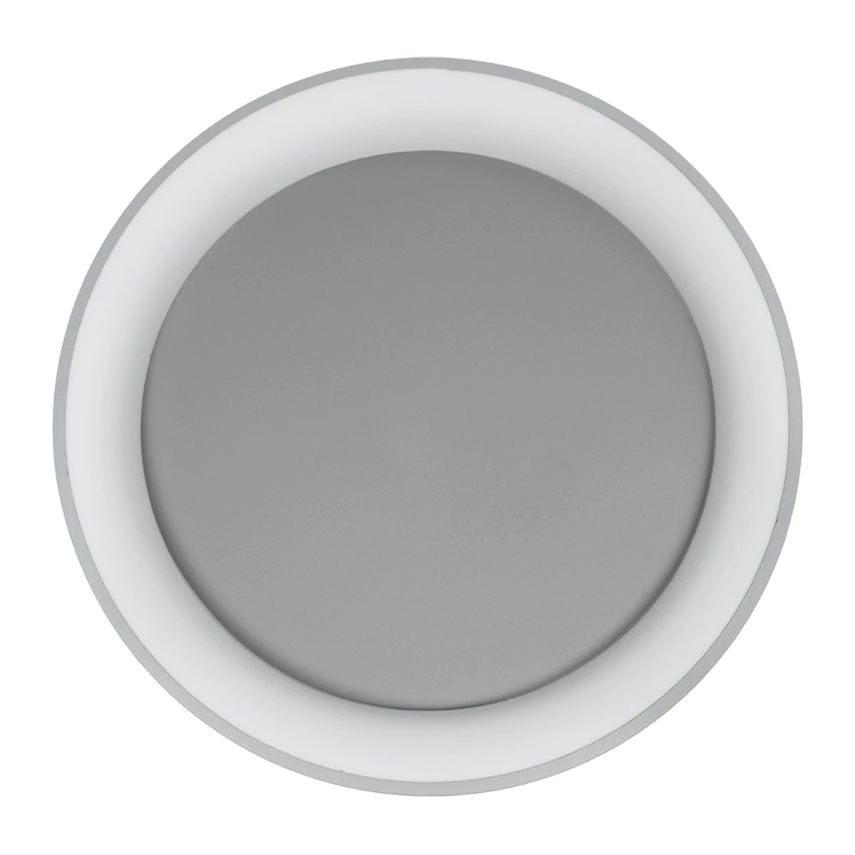 GLOBOSTAR® SALEM 61238 Μοντέρνο Φωτιστικό Οροφής LED 105W 12075lm 120° AC 220-240V IP20 Ρυθμιζόμενο Λευκό CCT με Χειριστήριο από 2700K έως 6000K Dimmable - Lumileds SMD Chip - Γκρι - Μ60 x Π60 x Υ9.5cm - 3 Χρόνια Εγγύηση - Image 6