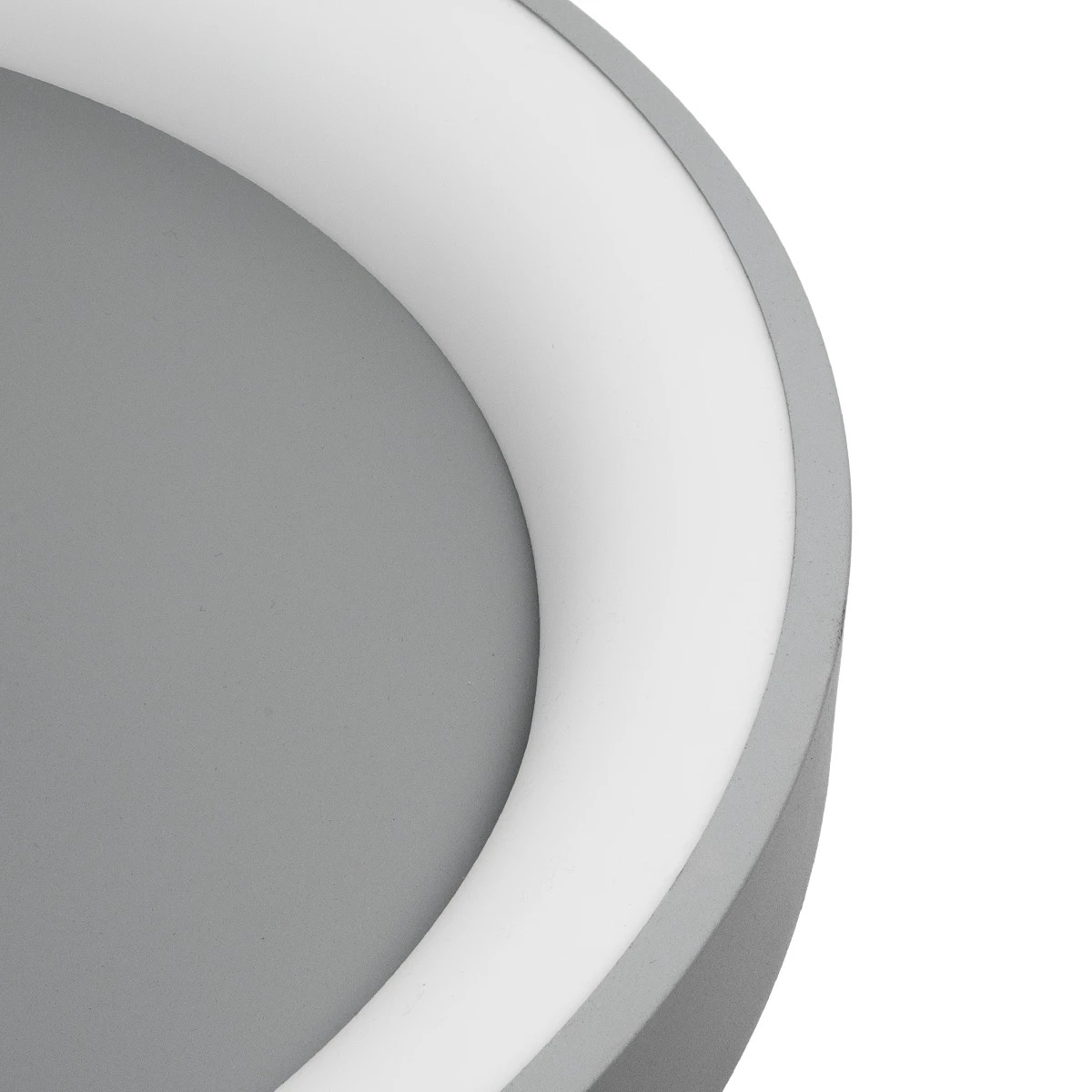GLOBOSTAR® SALEM 61238 Μοντέρνο Φωτιστικό Οροφής LED 105W 12075lm 120° AC 220-240V IP20 Ρυθμιζόμενο Λευκό CCT με Χειριστήριο από 2700K έως 6000K Dimmable - Lumileds SMD Chip - Γκρι - Μ60 x Π60 x Υ9.5cm - 3 Χρόνια Εγγύηση - Image 8