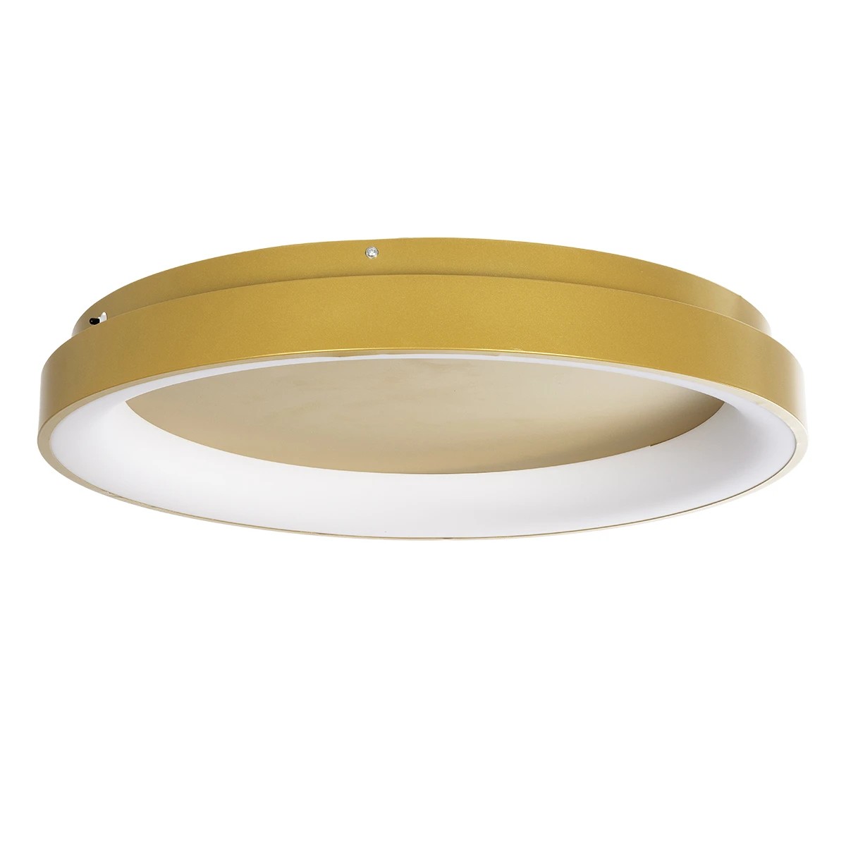 GLOBOSTAR® SALEM 61239 Μοντέρνο Φωτιστικό Οροφής LED 105W 12075lm 120° AC 220-240V IP20 Ρυθμιζόμενο Λευκό CCT με Χειριστήριο από 2700K έως 6000K Dimmable - Lumileds SMD Chip - Χρυσό - Μ60 x Π60 x Υ9.5cm - 3 Χρόνια Εγγύηση - Image 3