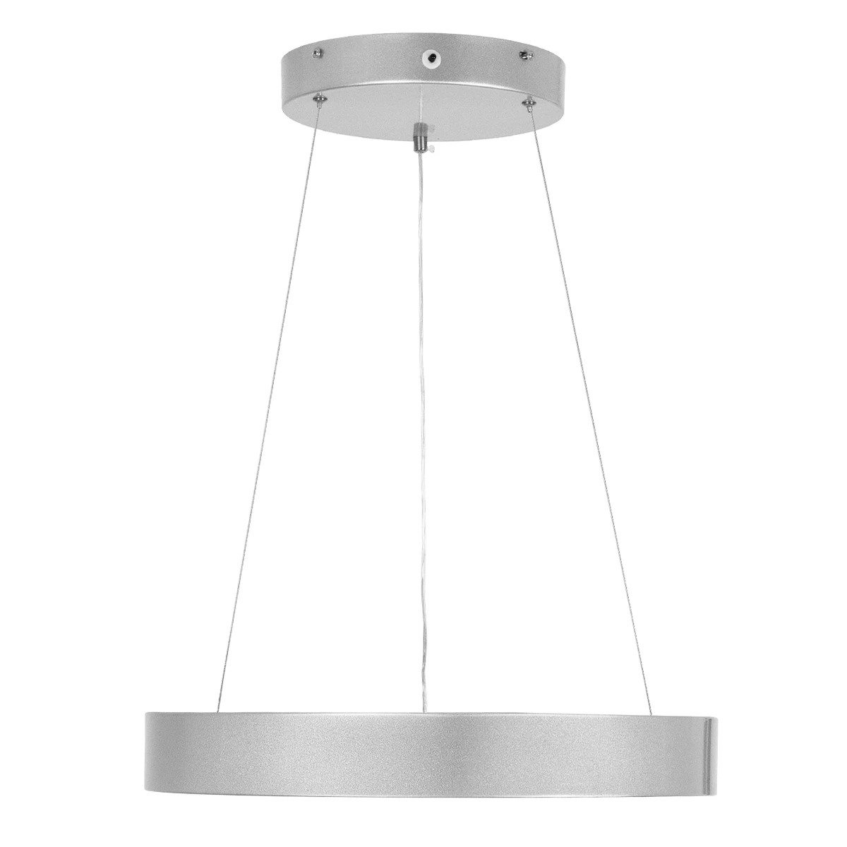 GLOBOSTAR® SALEM 61242 Μοντέρνο Κρεμαστό Φωτιστικό Οροφής LED 75W 8625lm 120° AC 220-240V IP20 Ρυθμιζόμενο Λευκό CCT με Χειριστήριο από 2700K έως 6000K Dimmable - Lumileds SMD Chip - Γκρι - Μ45 x Π45 x Υ6cm - 3 Χρόνια Εγγύηση - Image 4