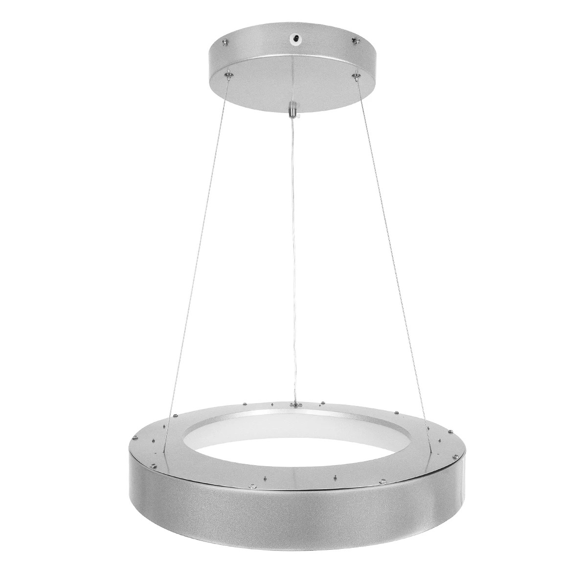 GLOBOSTAR® SALEM 61242 Μοντέρνο Κρεμαστό Φωτιστικό Οροφής LED 75W 8625lm 120° AC 220-240V IP20 Ρυθμιζόμενο Λευκό CCT με Χειριστήριο από 2700K έως 6000K Dimmable - Lumileds SMD Chip - Γκρι - Μ45 x Π45 x Υ6cm - 3 Χρόνια Εγγύηση - Image 5
