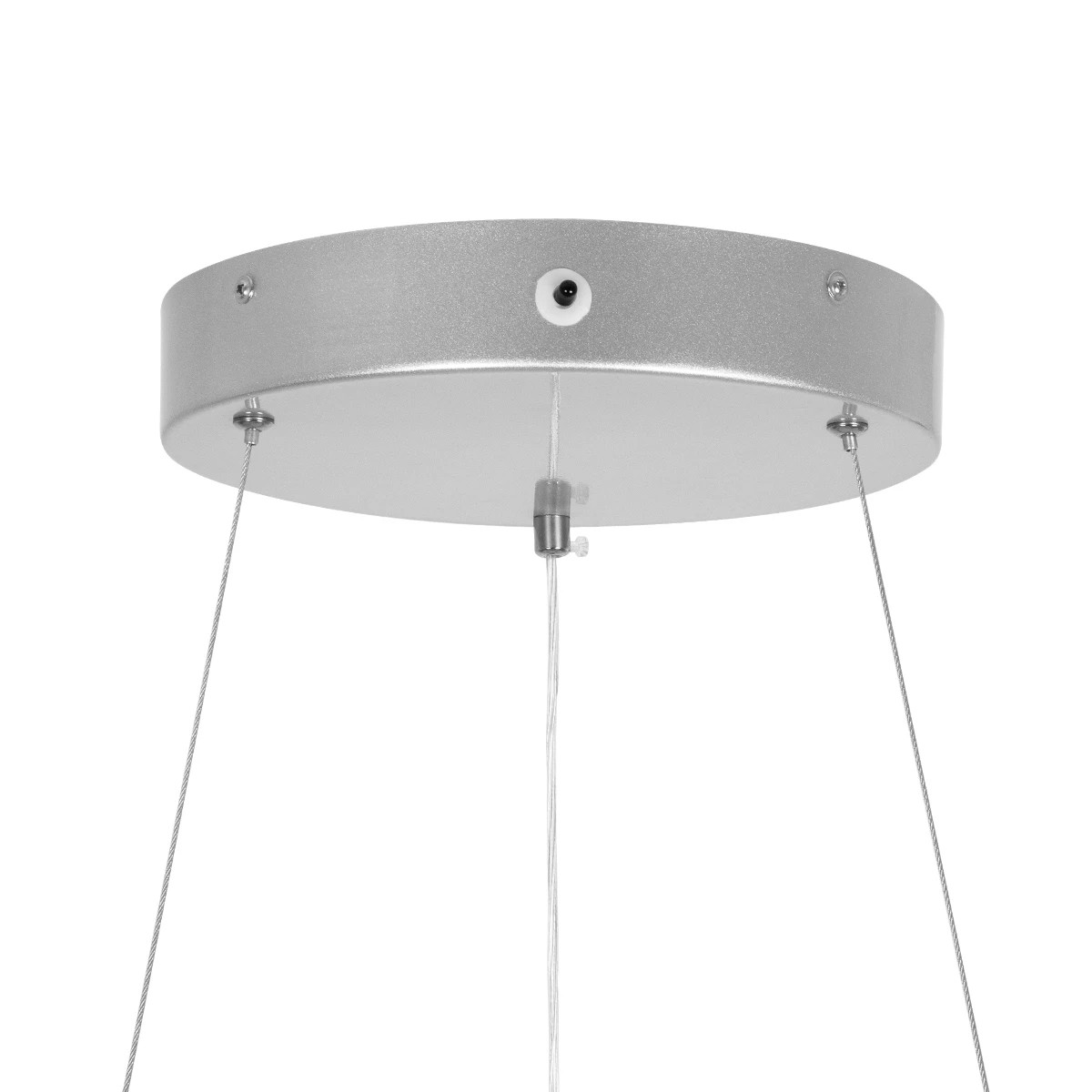 GLOBOSTAR® SALEM 61242 Μοντέρνο Κρεμαστό Φωτιστικό Οροφής LED 75W 8625lm 120° AC 220-240V IP20 Ρυθμιζόμενο Λευκό CCT με Χειριστήριο από 2700K έως 6000K Dimmable - Lumileds SMD Chip - Γκρι - Μ45 x Π45 x Υ6cm - 3 Χρόνια Εγγύηση - Image 7