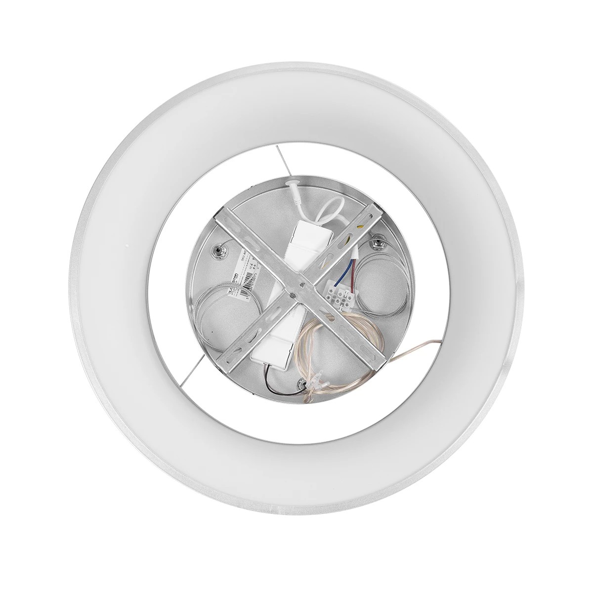 GLOBOSTAR® SALEM 61242 Μοντέρνο Κρεμαστό Φωτιστικό Οροφής LED 75W 8625lm 120° AC 220-240V IP20 Ρυθμιζόμενο Λευκό CCT με Χειριστήριο από 2700K έως 6000K Dimmable - Lumileds SMD Chip - Γκρι - Μ45 x Π45 x Υ6cm - 3 Χρόνια Εγγύηση - Image 8