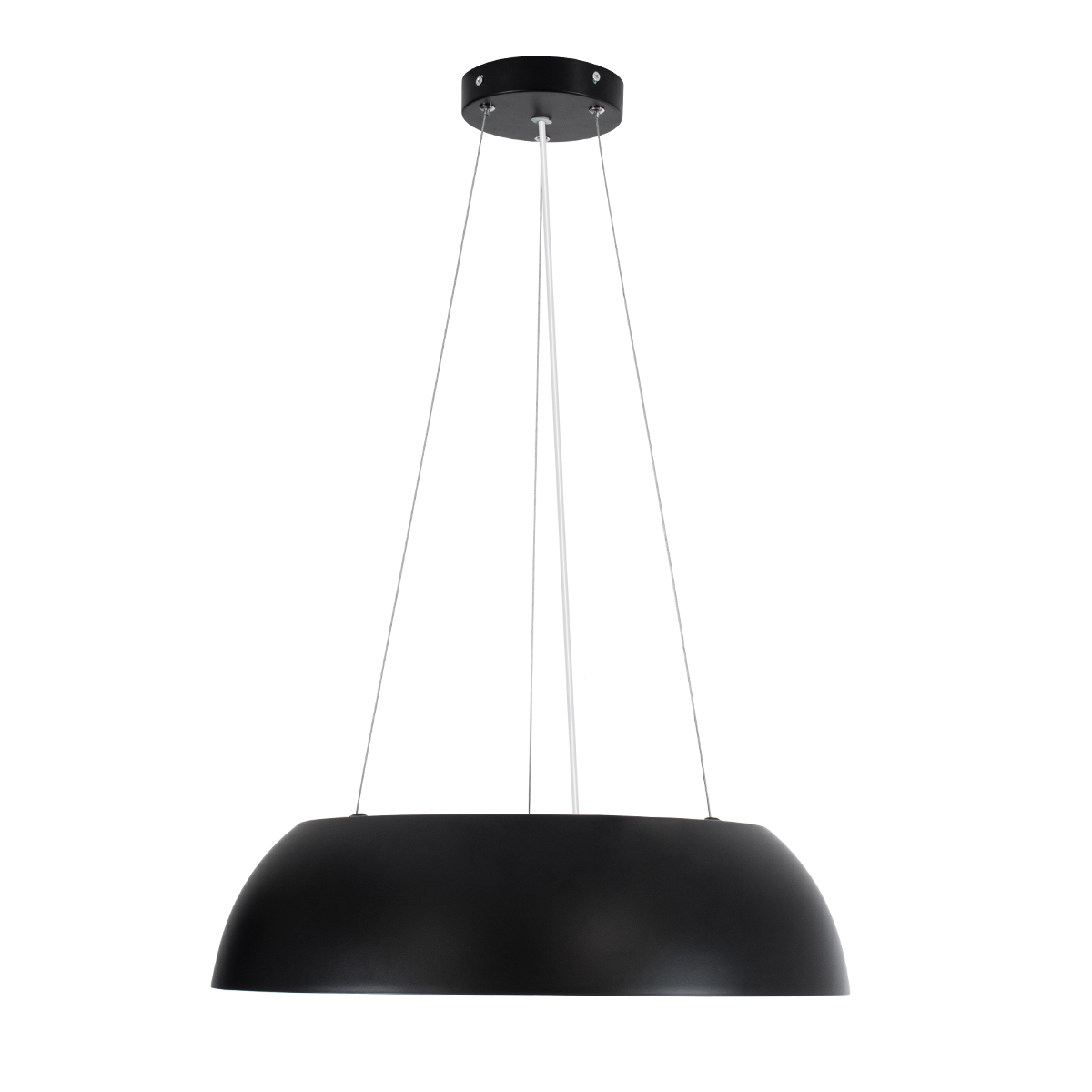 GLOBOSTAR® ANATOLIA 61267 Μοντέρνο Κρεμαστό Φωτιστικό Οροφής LED 60W 6900lm 120° AC 220-240V IP20 Ρυθμιζόμενο Λευκό CCT με Χειριστήριο από 2700K έως 6000K Dimmable - Lumileds SMD Chip - Μαύρο Ματ - Μ43 x Π43 x Υ11cm - 3 Χρόνια Εγγύηση - Image 4