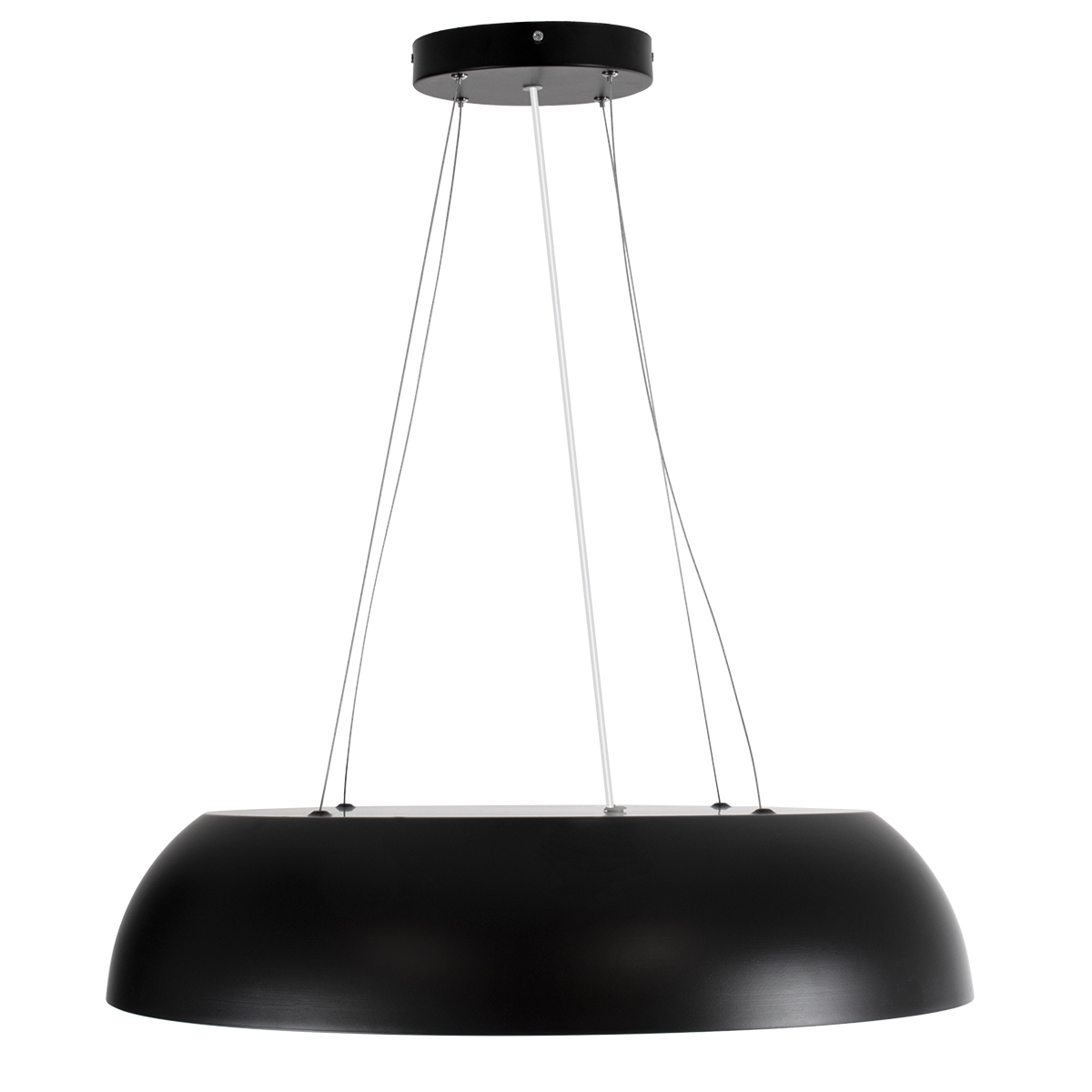 GLOBOSTAR® ANATOLIA 61269 Μοντέρνο Κρεμαστό Φωτιστικό Οροφής LED 75W 8625lm 120° AC 220-240V IP20 Ρυθμιζόμενο Λευκό CCT με Χειριστήριο από 2700K έως 6000K Dimmable - Lumileds SMD Chip - Μαύρο Ματ - Μ60 x Π60 x Υ12.5cm - 3 Χρόνια Εγγύηση - Image 4