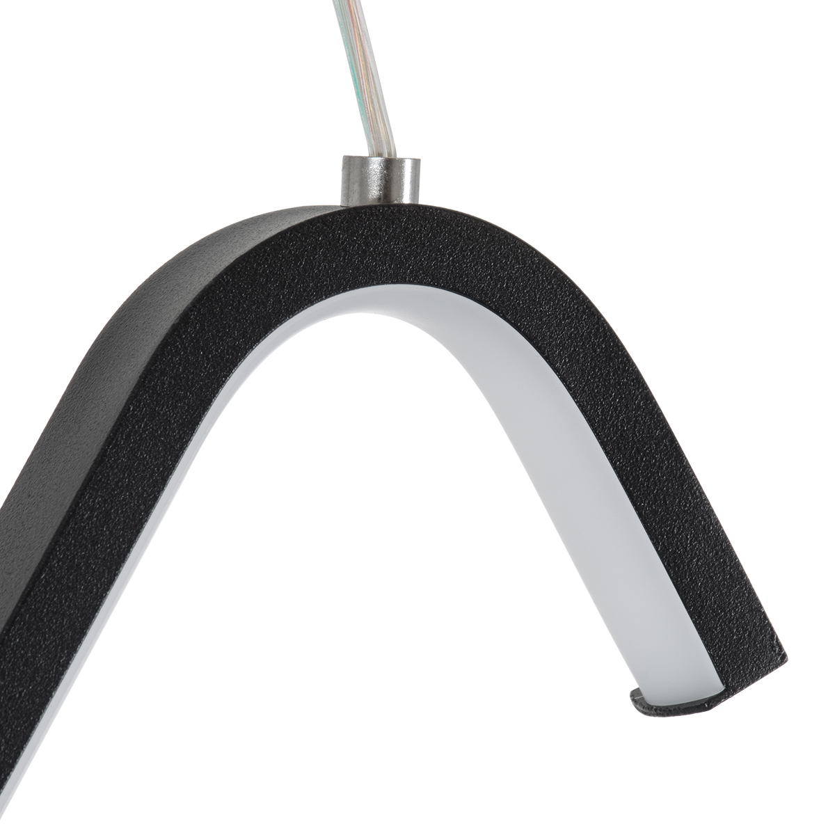 GLOBOSTAR® CEROBA 61307 Μοντέρνο Κρεμαστό Φωτιστικό Οροφής LED 12W 1320lm 360° AC 220-240V IP20 Ρυθμιζόμενο Λευκό CCT με On/Off 2700K/4500K/6000K - Lumileds SMD Chip - Μαύρο Ματ - Μ22 x Π2 x Υ22cm - 3 Χρόνια Εγγύηση - Image 8