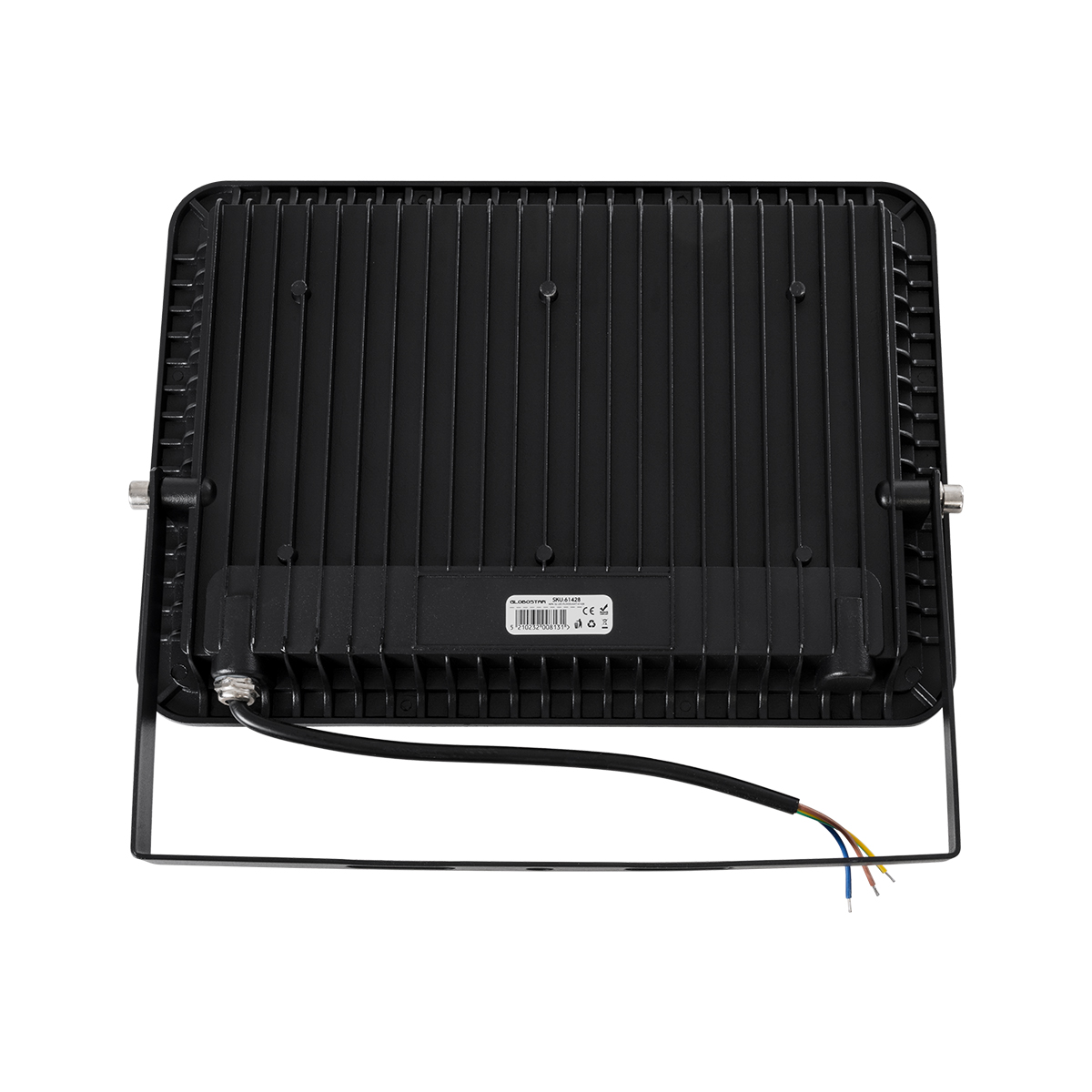 GLOBOSTAR® ATLAS 61430 Προβολέας LED 150W 17250lm 120° AC 220-240V Αδιάβροχο IP67 Θερμό Λευκό 2700K - Lumileds SMD Chip - TÜV Rheinland Certified - Μαύρο Ματ - Μ32 x Π4 x Υ23cm - 5 Χρόνια Εγγύηση - Image 5