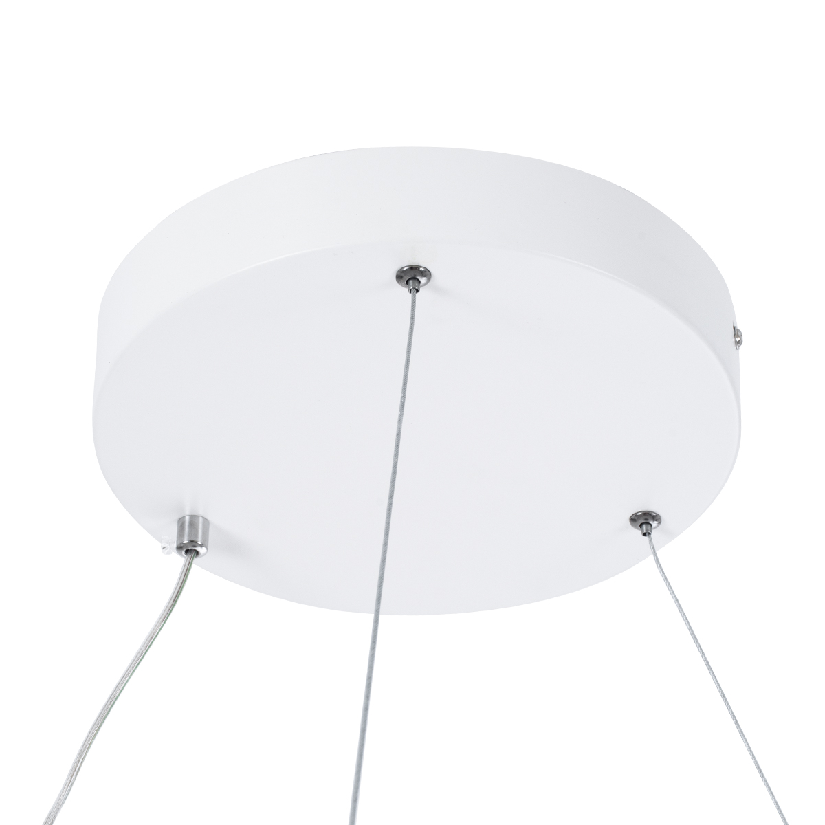 GLOBOSTAR® DIAMOND 61518 Μοντέρνο Κρεμαστό Φωτιστικό Οροφής LED 75W 8400lm 360° AC 220-240V IP20 Ρυθμιζόμενο Λευκό CCT με Χειριστήριο από 2700K έως 6000K Dimmable - Lumileds SMD Chip - Λευκό Ματ - Μ100 x Π100 x Υ90cm - 3 Χρόνια Εγγύηση - Image 7