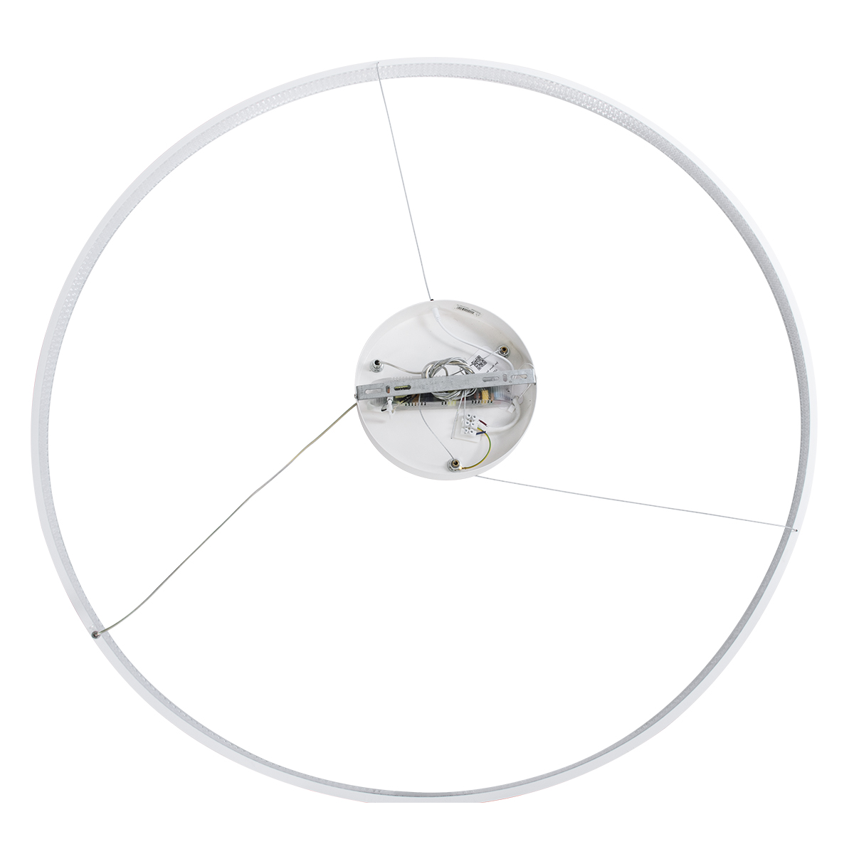 GLOBOSTAR® DIAMOND 61518 Μοντέρνο Κρεμαστό Φωτιστικό Οροφής LED 75W 8400lm 360° AC 220-240V IP20 Ρυθμιζόμενο Λευκό CCT με Χειριστήριο από 2700K έως 6000K Dimmable - Lumileds SMD Chip - Λευκό Ματ - Μ100 x Π100 x Υ90cm - 3 Χρόνια Εγγύηση - Image 8