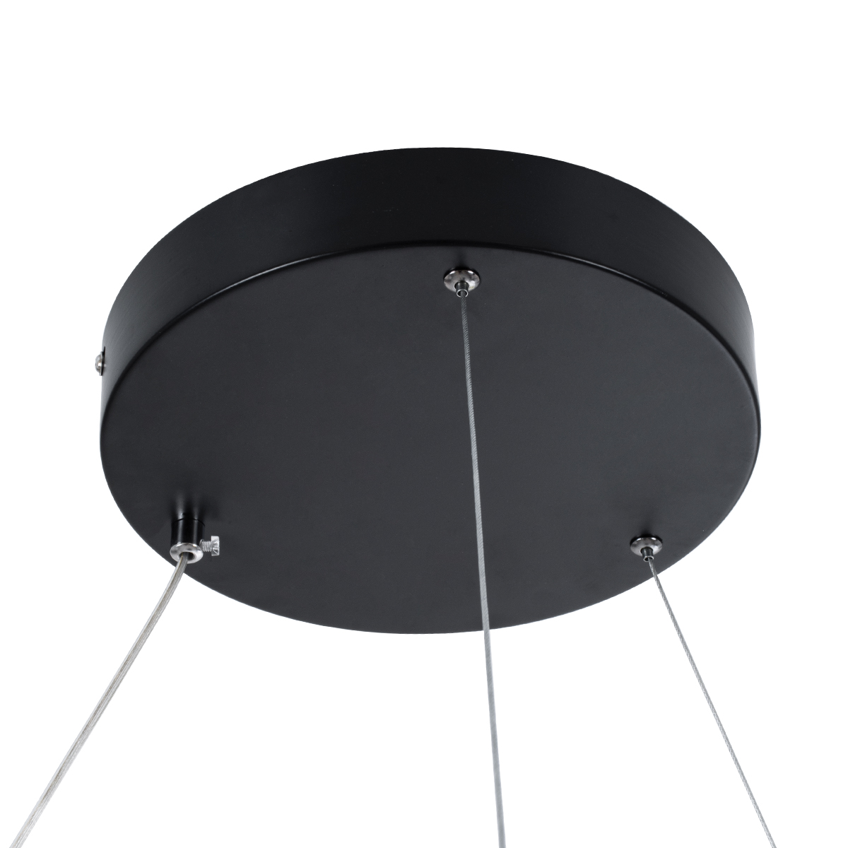 GLOBOSTAR® DIAMOND 61519 Μοντέρνο Κρεμαστό Φωτιστικό Οροφής LED 75W 8400lm 360° AC 220-240V IP20 Ρυθμιζόμενο Λευκό CCT με Χειριστήριο από 2700K έως 6000K Dimmable - Lumileds SMD Chip - Μαύρο Ματ - Μ100 x Π100 x Υ90cm - 3 Χρόνια Εγγύηση - Image 7