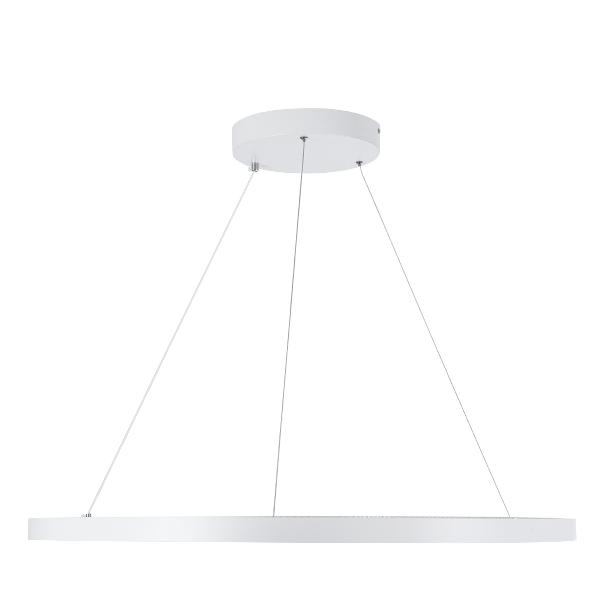 GLOBOSTAR® DIAMOND 61521 Μοντέρνο Κρεμαστό Φωτιστικό Οροφής LED 67W 7504lm 360° AC 220-240V IP20 Ρυθμιζόμενο Λευκό CCT με Χειριστήριο από 2700K έως 6000K Dimmable - Lumileds SMD Chip - Λευκό Ματ - Μ80 x Π80 x Υ110cm - 3 Χρόνια Εγγύηση - Image 4