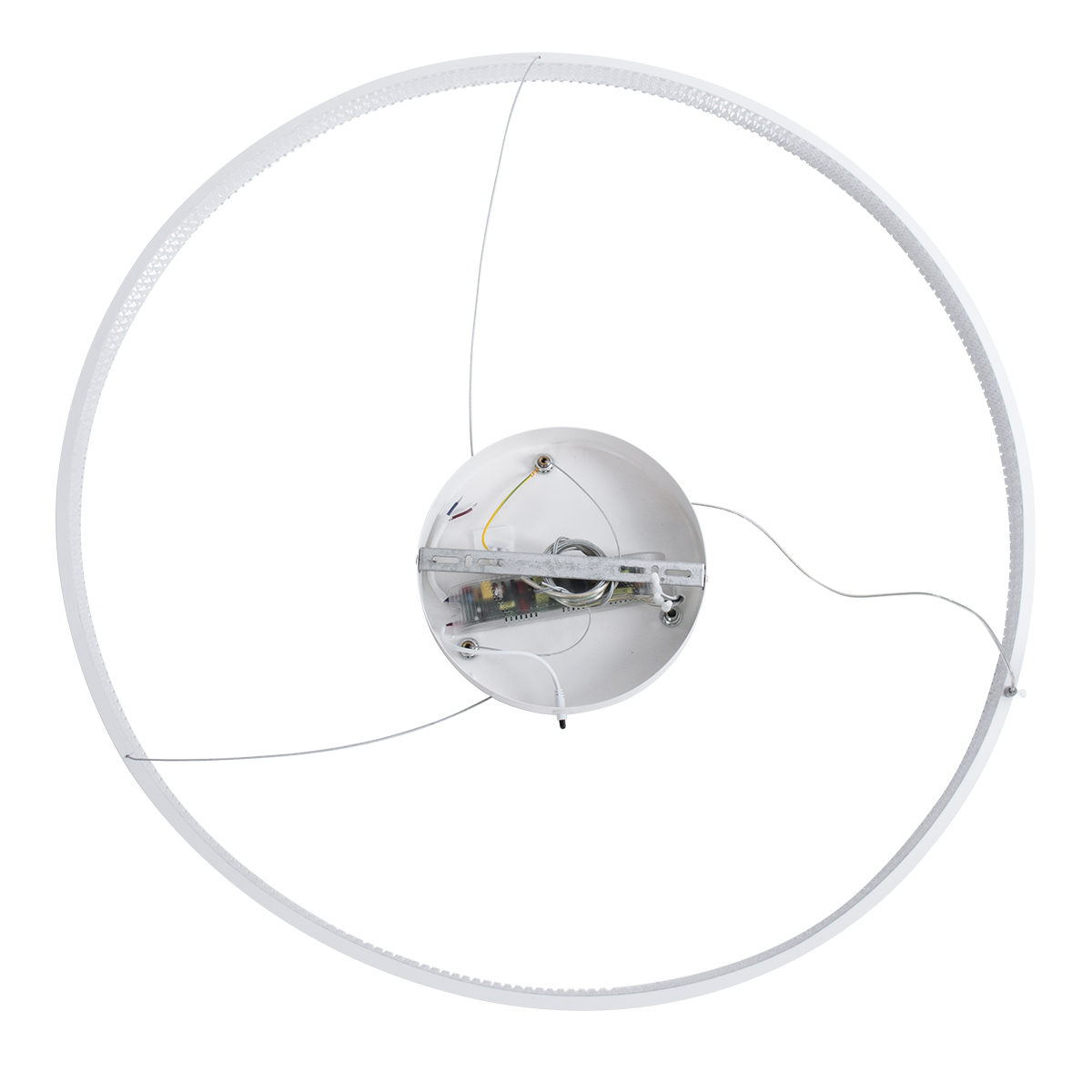 GLOBOSTAR® DIAMOND 61521 Μοντέρνο Κρεμαστό Φωτιστικό Οροφής LED 67W 7504lm 360° AC 220-240V IP20 Ρυθμιζόμενο Λευκό CCT με Χειριστήριο από 2700K έως 6000K Dimmable - Lumileds SMD Chip - Λευκό Ματ - Μ80 x Π80 x Υ110cm - 3 Χρόνια Εγγύηση - Image 8