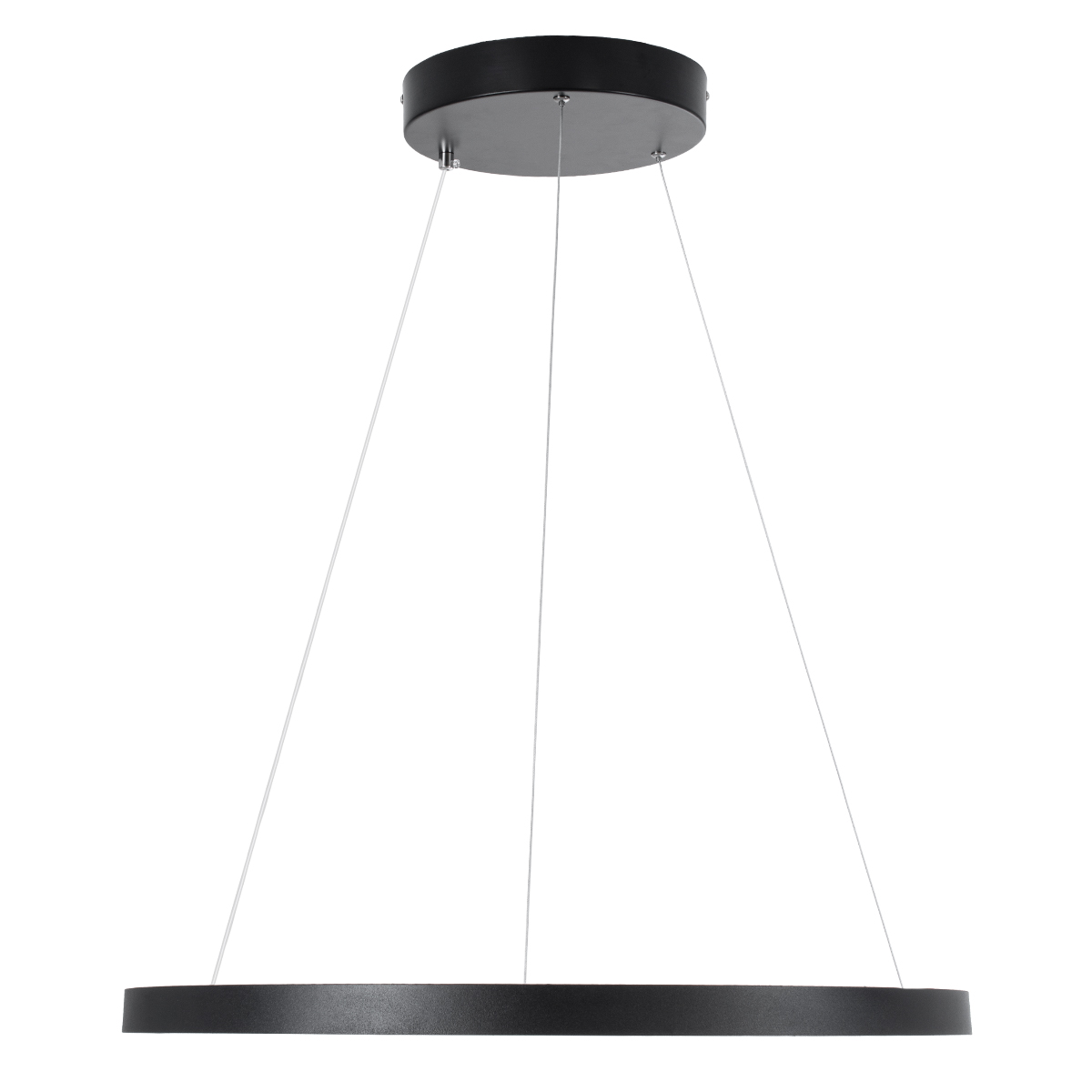 GLOBOSTAR® DIAMOND 61522 Μοντέρνο Κρεμαστό Φωτιστικό Οροφής LED 45W 5040lm 360° AC 220-240V IP20 Ρυθμιζόμενο Λευκό CCT με Χειριστήριο από 2700K έως 6000K Dimmable - Lumileds SMD Chip - Μαύρο Ματ - Μ60 x Π60 x Υ3cm - 3 Χρόνια Εγγύηση - Image 4