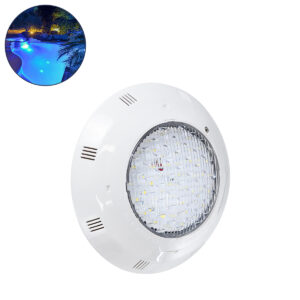 GLOBOSTAR® POOLETI 61539 Υποβρύχιο Φωτιστικό για Πισίνες/Σιντριβάνια LED 25W 2000lm 120° AC/DC 12V Αδιάβροχο IP68 Φυσικό Λευκό 4500K Dimmable - Bridgelux SMD Chip - 2m VDE Rubber Καλώδιο - Μ30 x Π30 x Υ6.5cm - 3 Χρόνια Εγγύηση