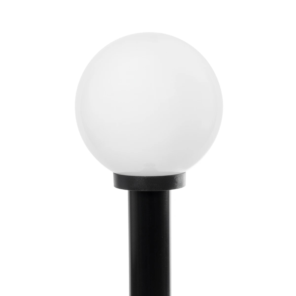 GLOBOSTAR® AGROS 61596 Φωτιστικό Κολωνάκι Κήπου με Ντουί 1 x E27 AC 220-240V Αδιάβροχο IP65 - Λευκό & Μαύρο - Μ20 x Π20 x Υ100cm - Image 5
