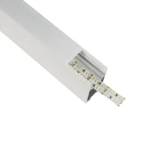 GLOBOSTAR® ALP-LINEAR LUMILINE 61763-3M Επιφανειακό / Κρεμαστό / Επιτοίχιο Προφίλ Αλουμινίου με Λευκό Γαλακτερό Πατητό Κάλυμμα για Ταινίες LED IP20 - Λευκό Ματ - Μ300 x Π3.5 x Υ7cm