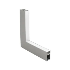 GLOBOSTAR® ALP-CORNER-IN90 LUMILINE 61771 Επιφανειακό / Κρεμαστό Προφίλ Αλουμινίου Γωνία με Λευκό Γαλακτερό Πατητό Κάλυμμα για Ταινίες LED IP20 - Γκρι Ανθρακί Ματ - Μ30 x Π3.5 x Υ7cm