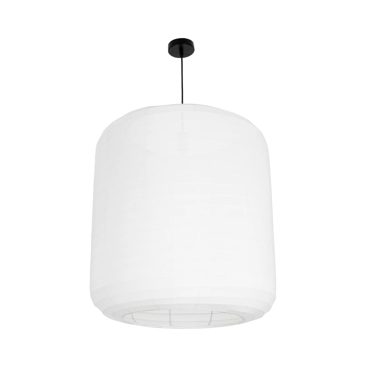 GLOBOSTAR® ROMINA 62001 Μοντέρνο Κρεμαστό Φωτιστικό Οροφής με Ντουί 1 x E27 AC 220-240V IP20 - Λευκό - Μ60 x Π60 x Υ65cm - Image 3