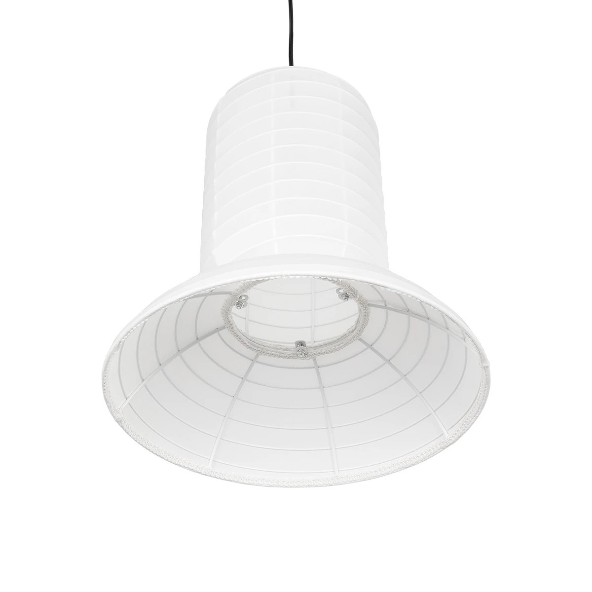 GLOBOSTAR® ROMINA 62002 Μοντέρνο Κρεμαστό Φωτιστικό Οροφής με Ντουί 1 x E27 AC 220-240V IP20 - Λευκό - Μ40 x Π40 x Υ42.5cm - Image 5