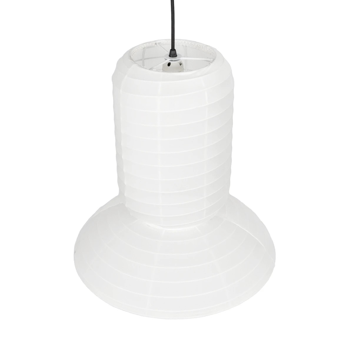 GLOBOSTAR® ROMINA 62002 Μοντέρνο Κρεμαστό Φωτιστικό Οροφής με Ντουί 1 x E27 AC 220-240V IP20 - Λευκό - Μ40 x Π40 x Υ42.5cm - Image 6