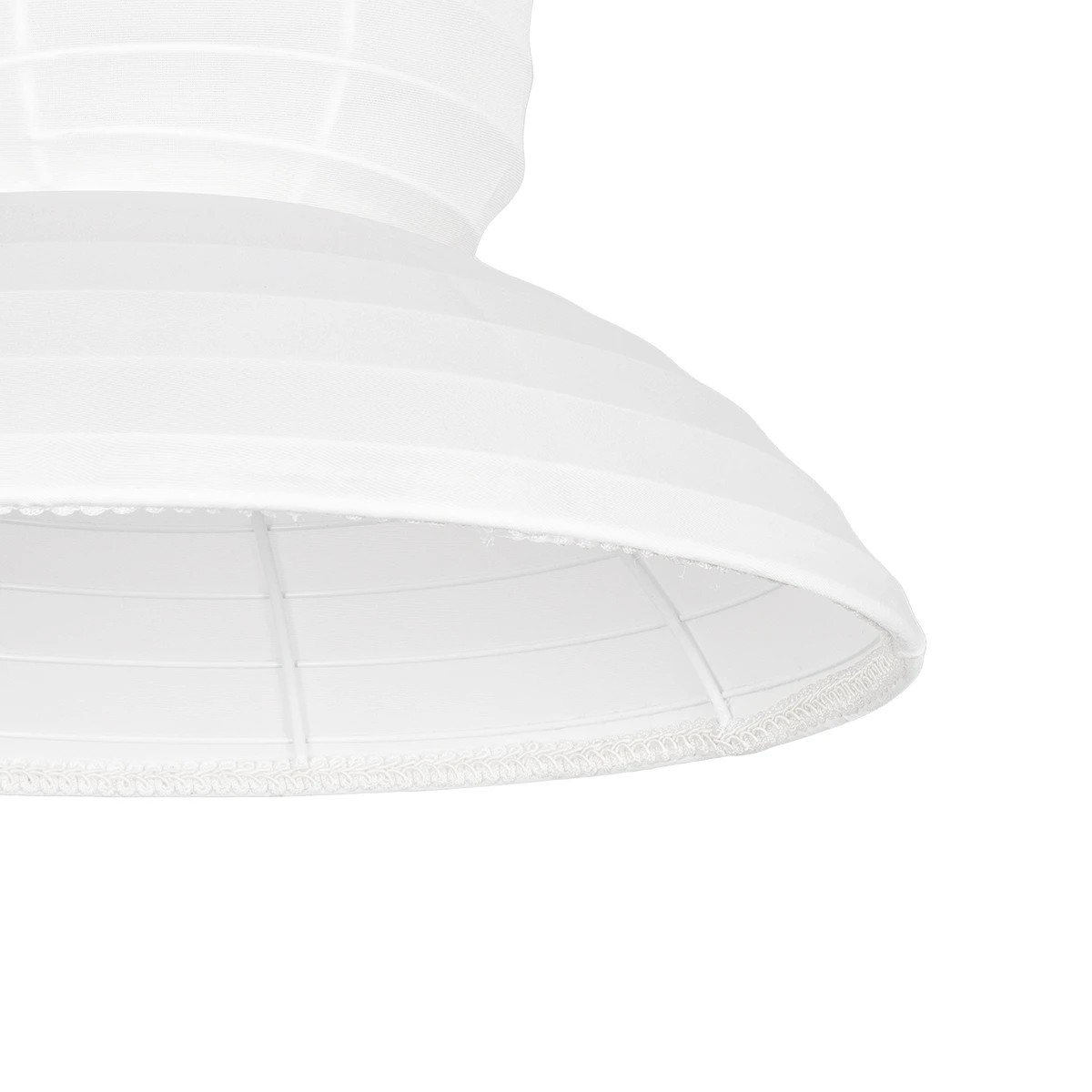 GLOBOSTAR® ROMINA 62002 Μοντέρνο Κρεμαστό Φωτιστικό Οροφής με Ντουί 1 x E27 AC 220-240V IP20 - Λευκό - Μ40 x Π40 x Υ42.5cm - Image 8