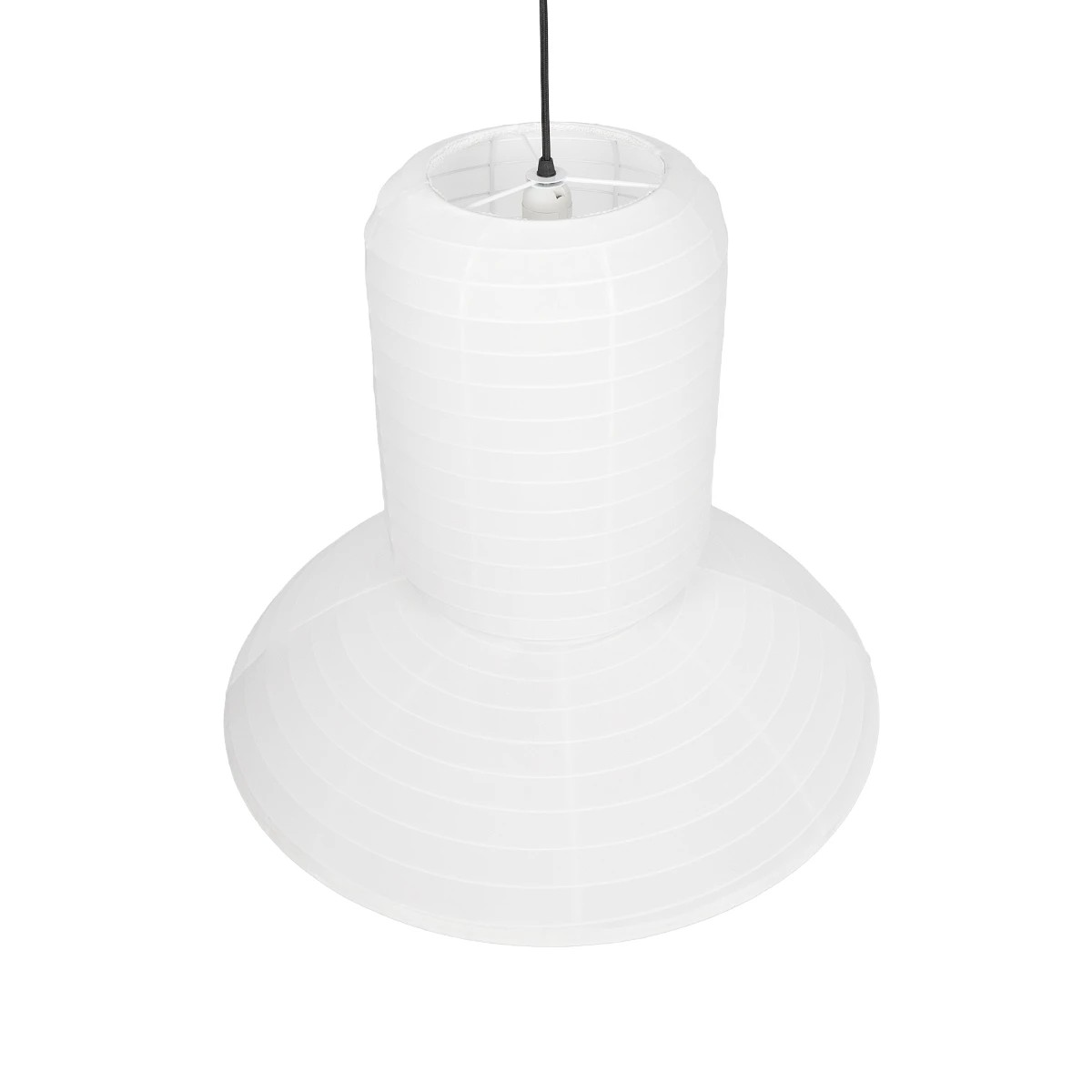 GLOBOSTAR® ROMINA 62003 Μοντέρνο Κρεμαστό Φωτιστικό Οροφής με Ντουί 1 x E27 AC 220-240V IP20 - Λευκό - Μ60 x Π60 x Υ51cm - Image 6