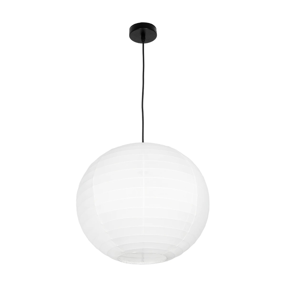 GLOBOSTAR® ROMINA 62004 Μοντέρνο Κρεμαστό Φωτιστικό Οροφής με Ντουί 1 x E27 AC 220-240V IP20 - Λευκό - Μ40 x Π40 x Υ37cm - Image 3