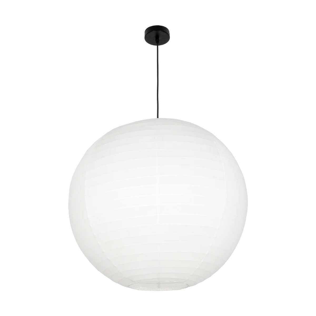 GLOBOSTAR® ROMINA 62005 Μοντέρνο Κρεμαστό Φωτιστικό Οροφής με Ντουί 1 x E27 AC 220-240V IP20 - Λευκό - Μ60 x Π60 x Υ55cm - Image 3