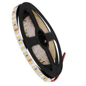 GLOBOSTAR® LUXA 70232 Ταινία LED 8W/m 880lm/m 120° DC 24V IP20 120 x SMD2835 Chip/m Θερμό Λευκό 2700K Dimmable - Sanan SMD Chip - Μ500 x Π0.8 x Υ0.2cm - Ρολό 5 Μέτρων - 5 Χρόνια Εγγύηση