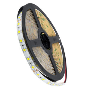 GLOBOSTAR® LUMAR 70320 Ταινία LED 14.4W/m 1440lm/m 120° DC 24V Αδιάβροχη IP65 60 x SMD5050 Chip/m Ψυχρό Λευκό 6000K Dimmable - Sanan SMD Chip - Μ500 x Π1 x Υ0.2cm - Ρολό 5 Μέτρων - 5 Χρόνια Εγγύηση