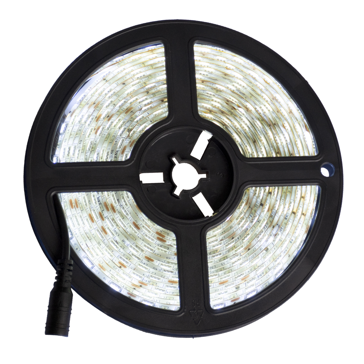 GLOBOSTAR® BRIGHTKIT 70414 Σετ Ταινίας με RF Ασύρματο Χειριστήριο & Τροφοδοτικό LED 72W 7920lm 120° AC 220-240V Αδιάβροχο IP65 300 x SMD5050 Chip Ψυχρό Λευκό 6000K Dimmable - Sanan SMD Chip - Μ500 x Π1 x Υ0.3cm - Ρολό 5 Μέτρων - 2 Χρόνια Εγγύηση - Image 5