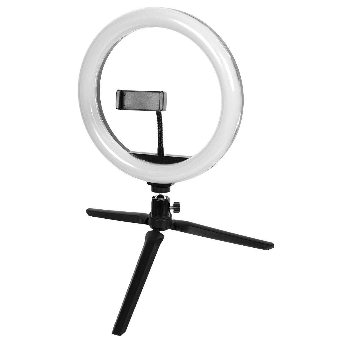 GloboStar® 75801 Professional Digital Ring Light Φ26cm LED SMD 30W 3000lm 180° DC 5V με Καλώδιο Τροφοδοσίας USB - Ενσωματωμένο Χειριστήριο Εναλλαγής Χρωμάτων & 1 Βάση Τηλεφώνου - Πολύχρωμο RGBW+WW Dimmable - Image 6