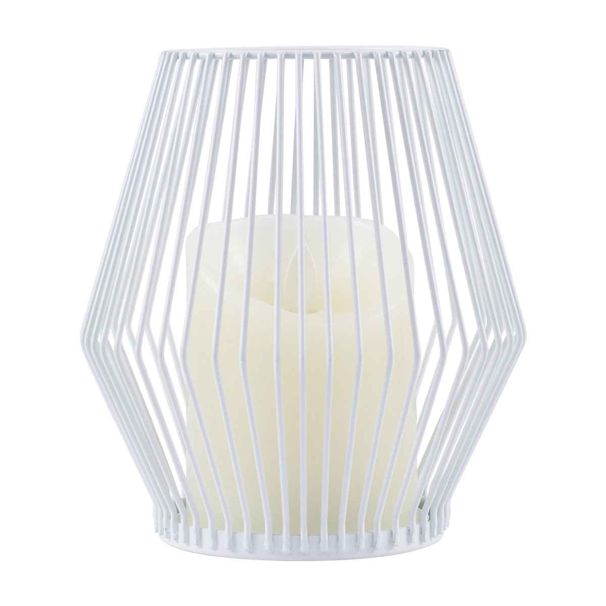 GloboStar® CANDLE 76488 Διακοσμητικό Realistic Κερί με LED Εφέ Κινούμενης Φλόγας - Μπαταρίας 2 x AA (Δεν Συμπεριλαμβάνονται) & Ασύρματο Χειριστήριο IR Θερμό Λευκό 2700K Dimmable Λευκό Φ14 x Υ16cm - Image 3