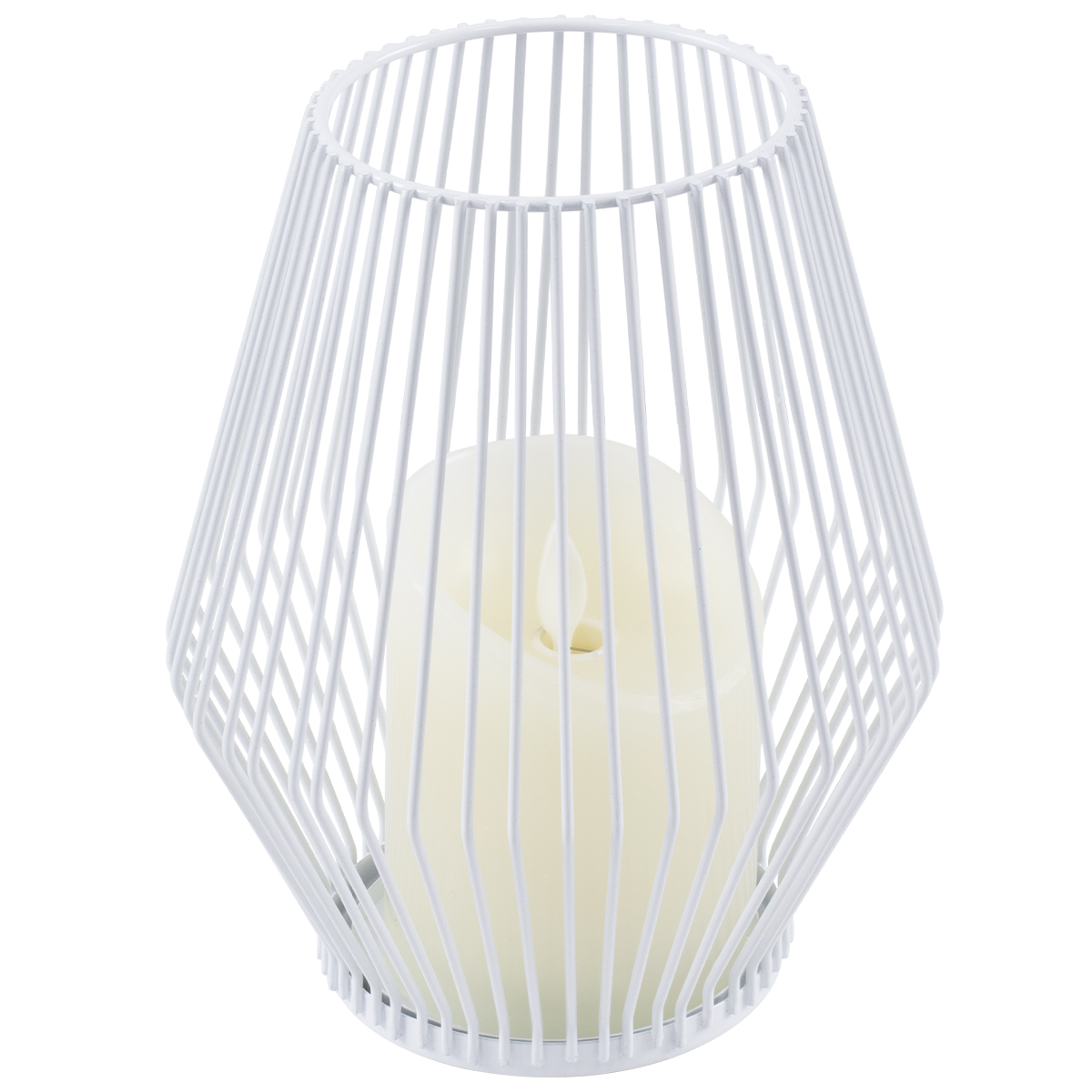 GloboStar® CANDLE 76489 Διακοσμητικό Realistic Κερί με LED Εφέ Κινούμενης Φλόγας - Μπαταρίας 2 x AA (Δεν Συμπεριλαμβάνονται) & Ασύρματο Χειριστήριο IR Θερμό Λευκό 2700K Dimmable Λευκό Φ16 x Υ18cm - Image 2