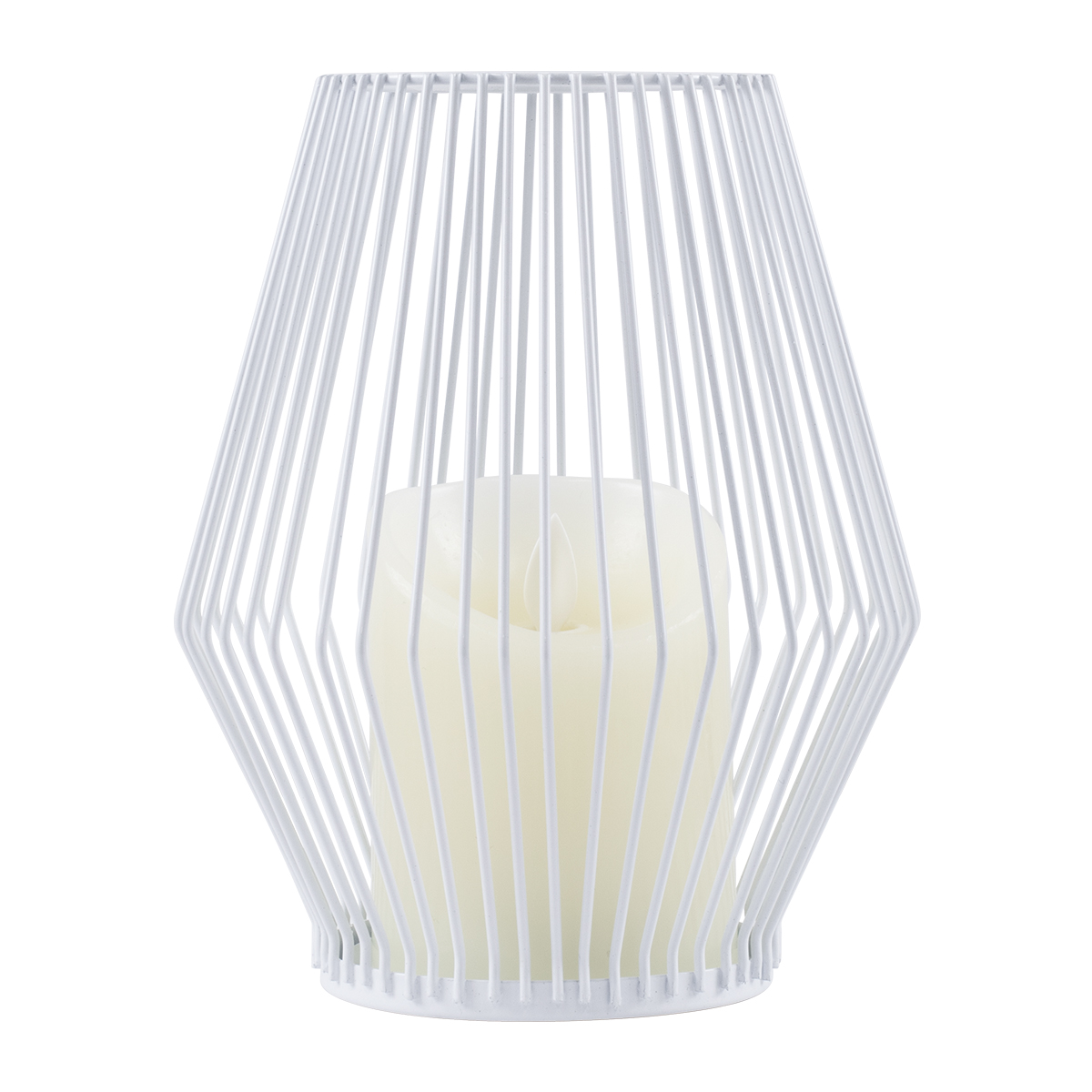 GloboStar® CANDLE 76489 Διακοσμητικό Realistic Κερί με LED Εφέ Κινούμενης Φλόγας - Μπαταρίας 2 x AA (Δεν Συμπεριλαμβάνονται) & Ασύρματο Χειριστήριο IR Θερμό Λευκό 2700K Dimmable Λευκό Φ16 x Υ18cm - Image 3