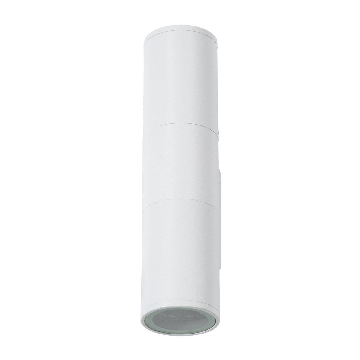 GLOBOSTAR® WALLY 77871 Μοντέρνο Φωτιστικό Τοίχου - Απλίκα με Ντουί 2 x GU10 AC 220-240V Αδιάβροχο IP65 - Λευκό Ματ - Μ6.4 x Π11 x Υ25cm - Image 4